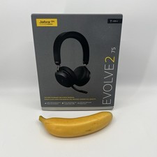 Jabra Evolve2 75 Wireless Headset ANC MS Teams USB-A Black Stereo