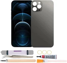 Back Rear Glass Cover Replacement Compatible with iPhone 12 Pro 6.1 inches
