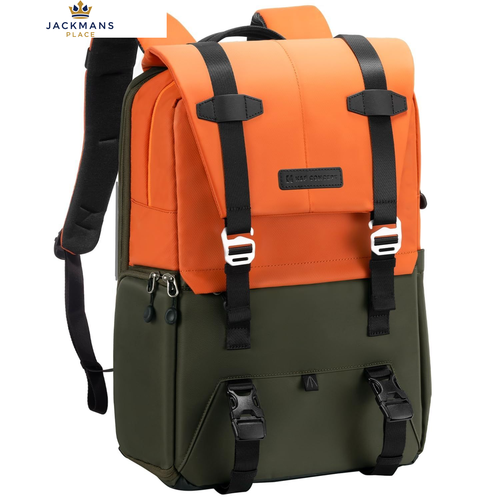 K&F CONCEPT 20L Camera Backpack for Photographers Large Capacity 20L, Orange