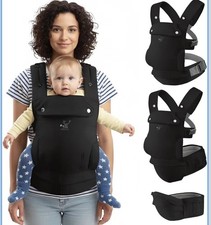 Baby Carriers,Baby Carrier with Hip Seat, 3 in 1 Baby Carrier Newborn to Toddler