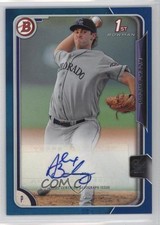 2015 Bowman Prospects Auto Blue 38/150 Alex Balog #PA-AB Auto 0o9