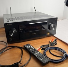 Pioneer Elite SC-91 Receiver w Remote  Cords Bundle Turns On Screen Issue READ 