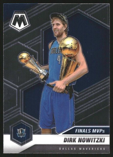 2020-21 Panini Mosaic Finals MVP #298 Dirk Nowitzki Dallas Mavericks