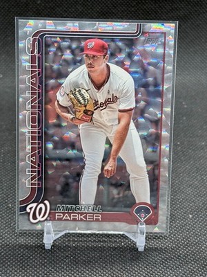 2025 Topps SILVER PATTERN SUPER BOX Mitchell Parker #684 - Washington Nationals