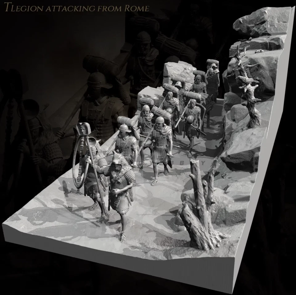 1/35 Resin Roman army marching Big set all include Unpainted unassembled - Image 4 of 4