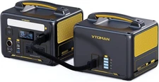 VTOMAN Jump 600X Portable Power Station with Extra Battery, 600W/939Wh LiFePO4