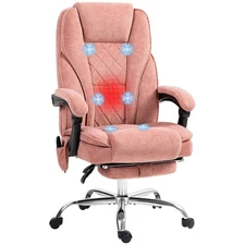 Vinsetto Massage Office Chair with Foot Rest, Executive Office Chair