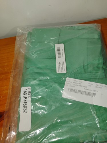 MAGID Arc-Rated Flame Resistant Cotton Relaxed Fit Green Pants, 1 Pairs, 1531RF - Picture 2 of 3