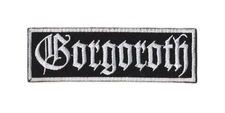 Gorgoroth Embroidered Sew-on Patch | Norwegian Black Metal Music Band Logo