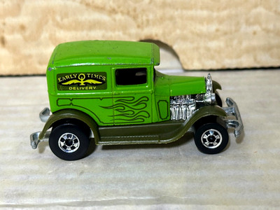 1977 HOT WHEELS BLACKWALL A-OK EARLY TIMES DELIVERY FORD TRUCK GREEN HONG KONG