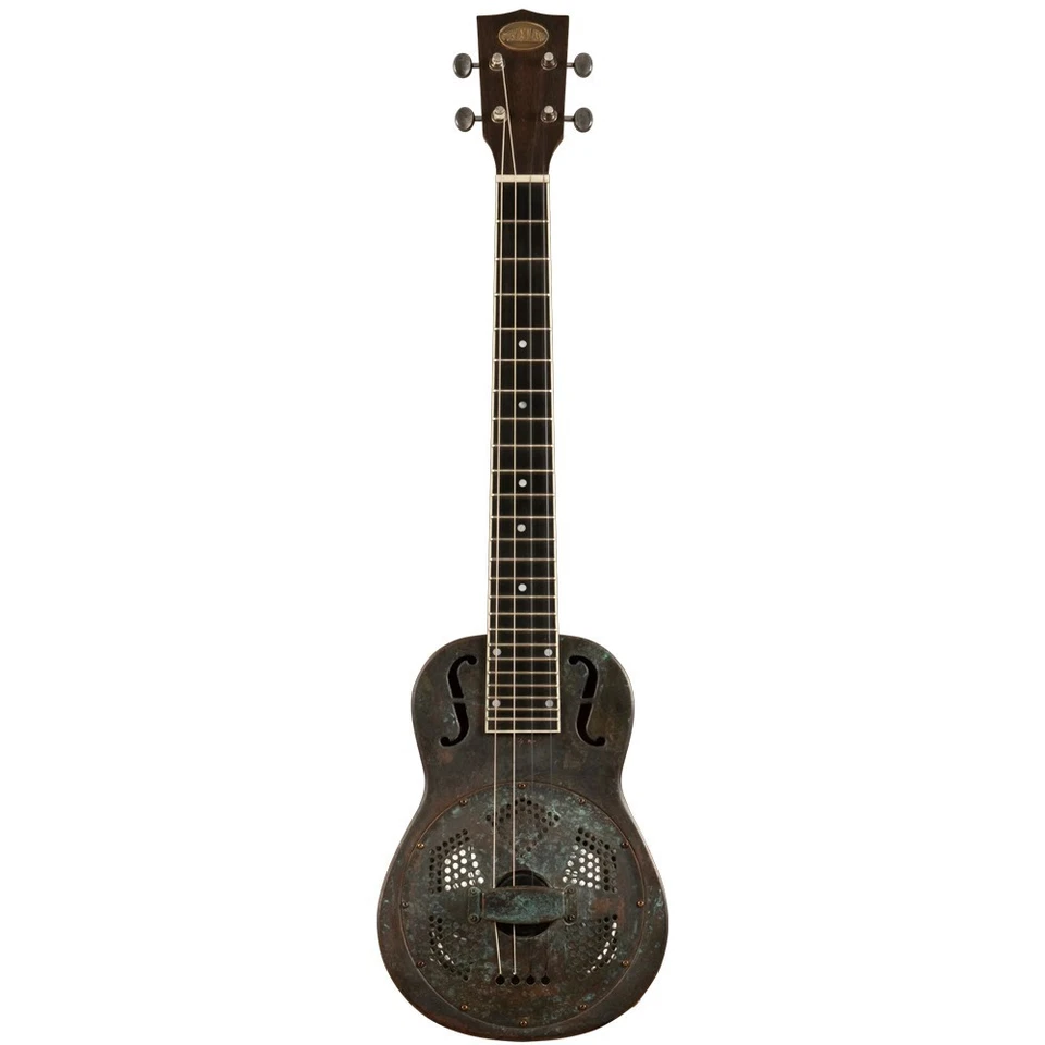 Kala Antique Copper Baritone Resonator Ukulele With Pickup KA-RES-COP-B-E - Image 2 of 4