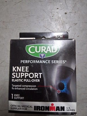 Curad Performance Series IRONMAN Knee Support Elastic Microban Small / Medium-V1