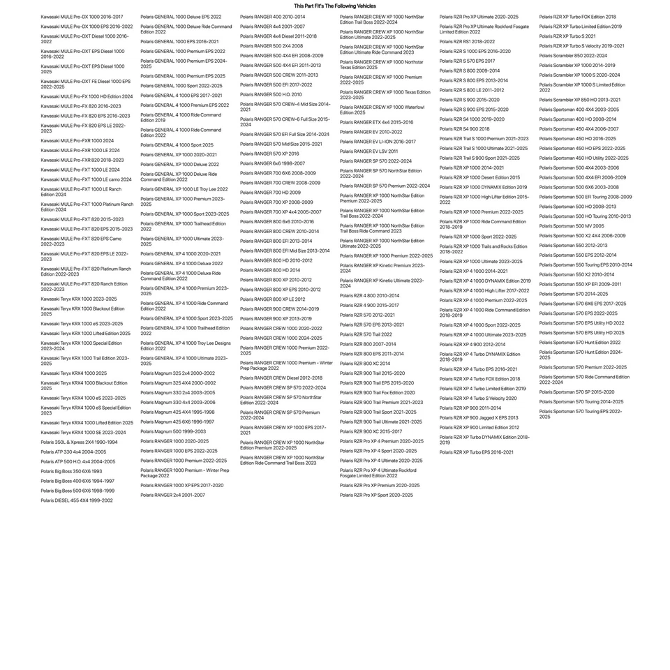 Rueda 4/156 Tusk Tintic 14x7 4.0 + 3.0 negro mate para Polaris DIESEL 455 4X4 Foto 2 de 4