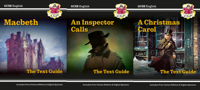 GCSE English CGP Text Guide | Macbeth | Inspector Calls | Christmas Carol | AQA