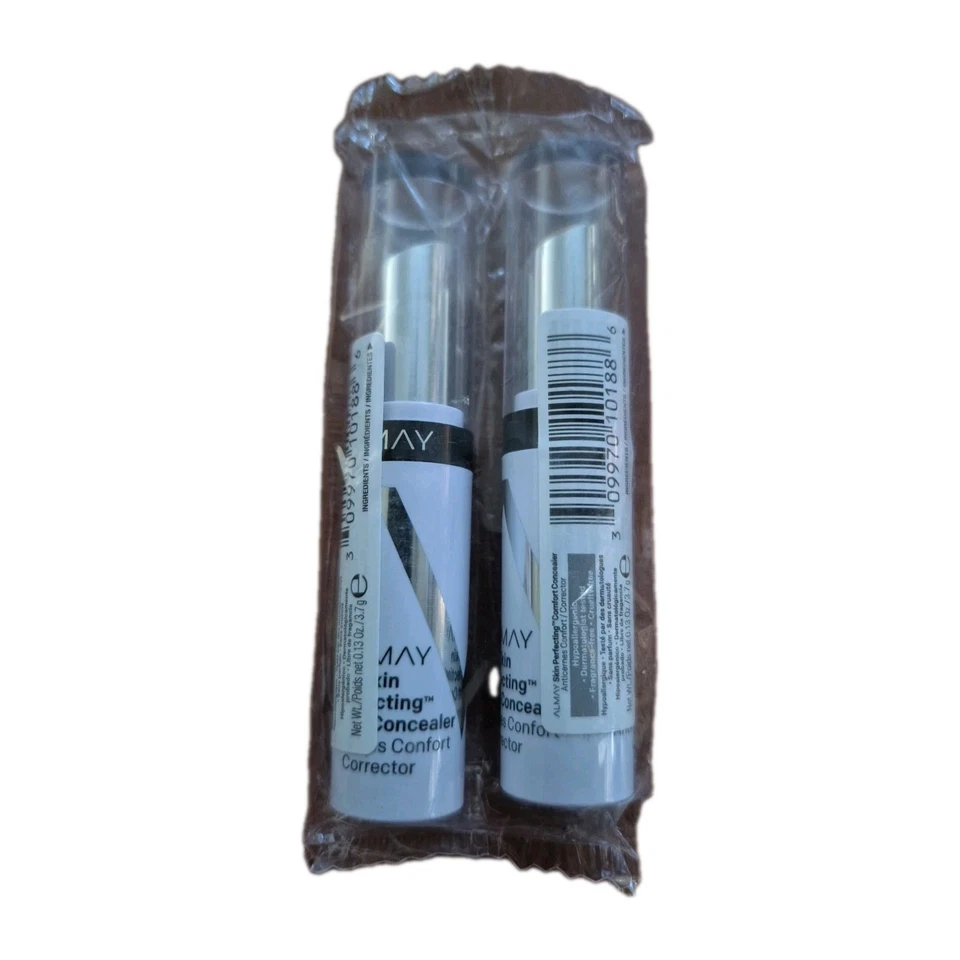 2 Pack Almay Skin Perfecting Comfort Concealer, Light, 0.13 oz SEALED - Image 3 of 3