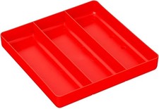 Ernst 5020 10.5 X 10.5 3 Compartment Tool Organizer Tray - Red Ernst 5020 10.5 X 10.5 3 Compartment Tool Organizer Tray - Red