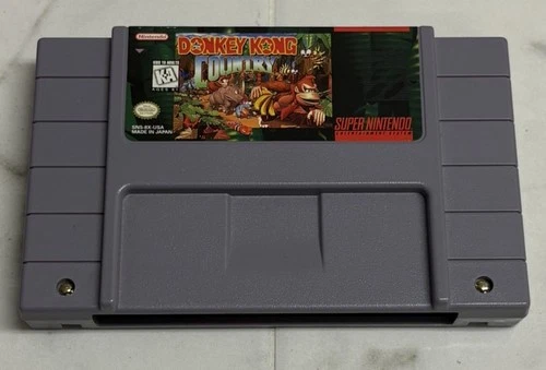 Donkey Kong Country SNES Super Nintendo Game Cartridge Authentic Tested