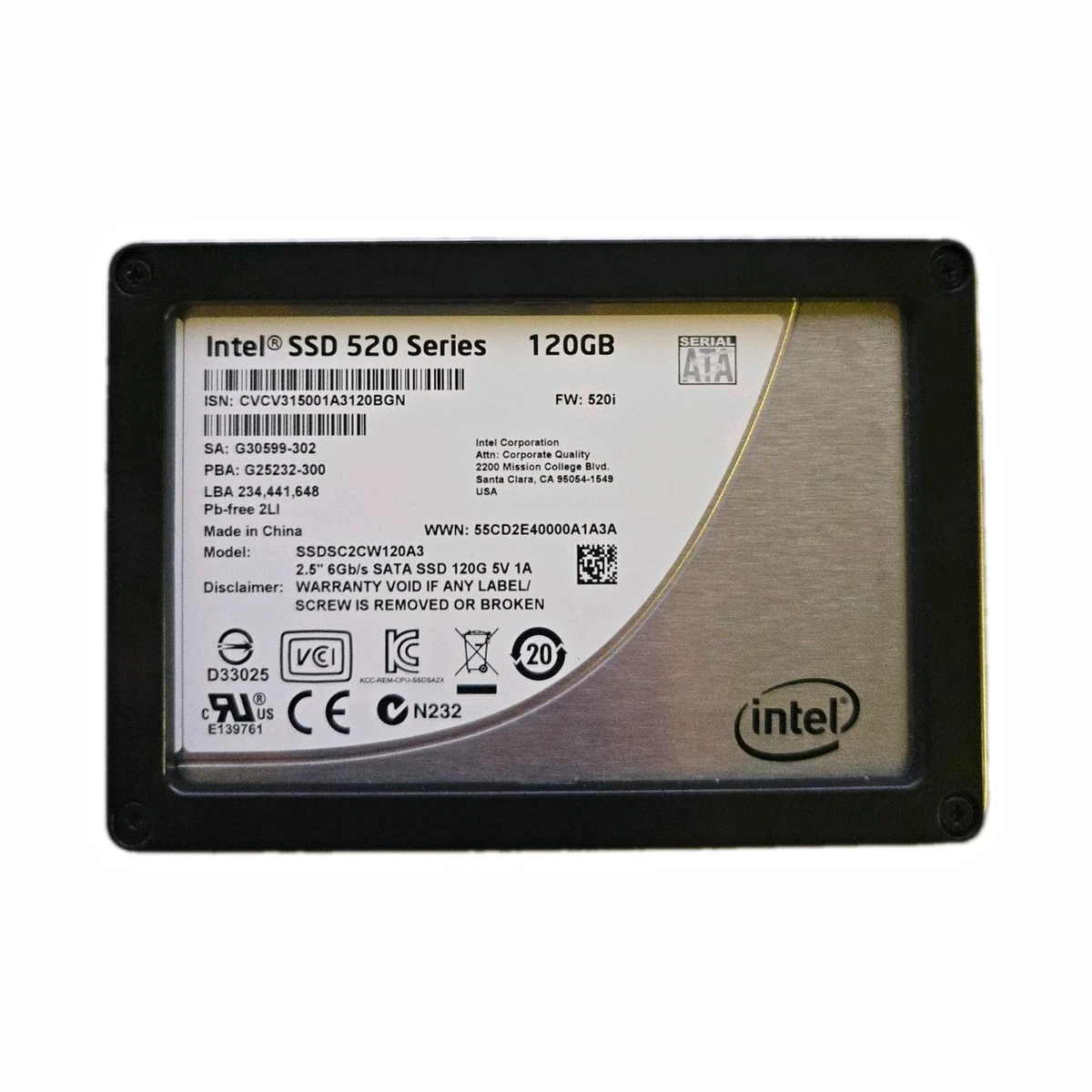 Intel 120 GB Solid State Drives for sale | eBay