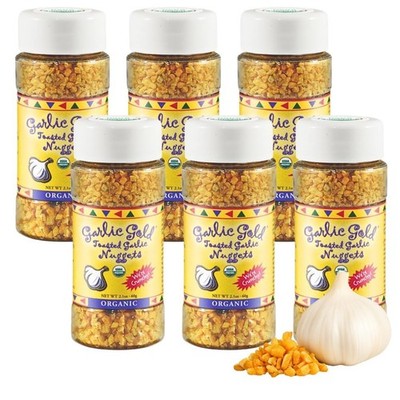Gold Toasted Nuggets, Crunchy Roasted Garlic Seasoning, USDA Certified Organic S