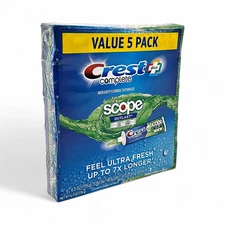Crest Complete + Scope Outlast Ultra AntiCavity Fluoride Toothpaste 5-Pack