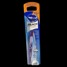 NOS Reach Access Flosser Purple Handle 1 + 3 Floss Refills Disposable Heads