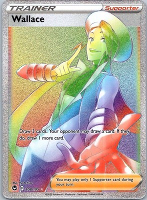 Wallace (Secret) Secret Rare SWSH12: Silver Tempest 208/195 NM