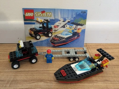Lego Town Harbor: 6596 Wave Master - 100 % Complete  w/ Manual