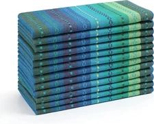 Multi Color Cotton Hemstich Napkin, Decorative Cocktail Machine Washable Dinner 