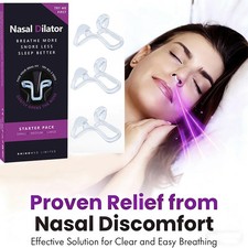 Anti Snoring Nose Clip Nasal Dilator Sleep Aid Stop Snore Device Silicone 3 Size