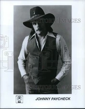 1978 Press Photo Country singer Johnny Paycheck - pip15312