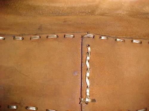 VINTAGE WESTERN PURSE LEATHER SADDLE BAG DESIGN PURSE - Picture 10 of 10
