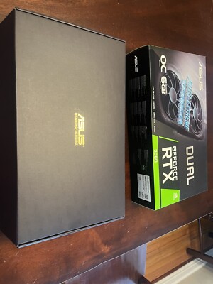 Asus GEFORCE RTX 2060 Dual original box included inside box. No graphics card.