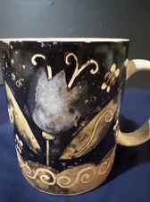2001 Karen Hillard Crouch Tulip Garden mug by Lang & Wise. Tea Cup. Coffee