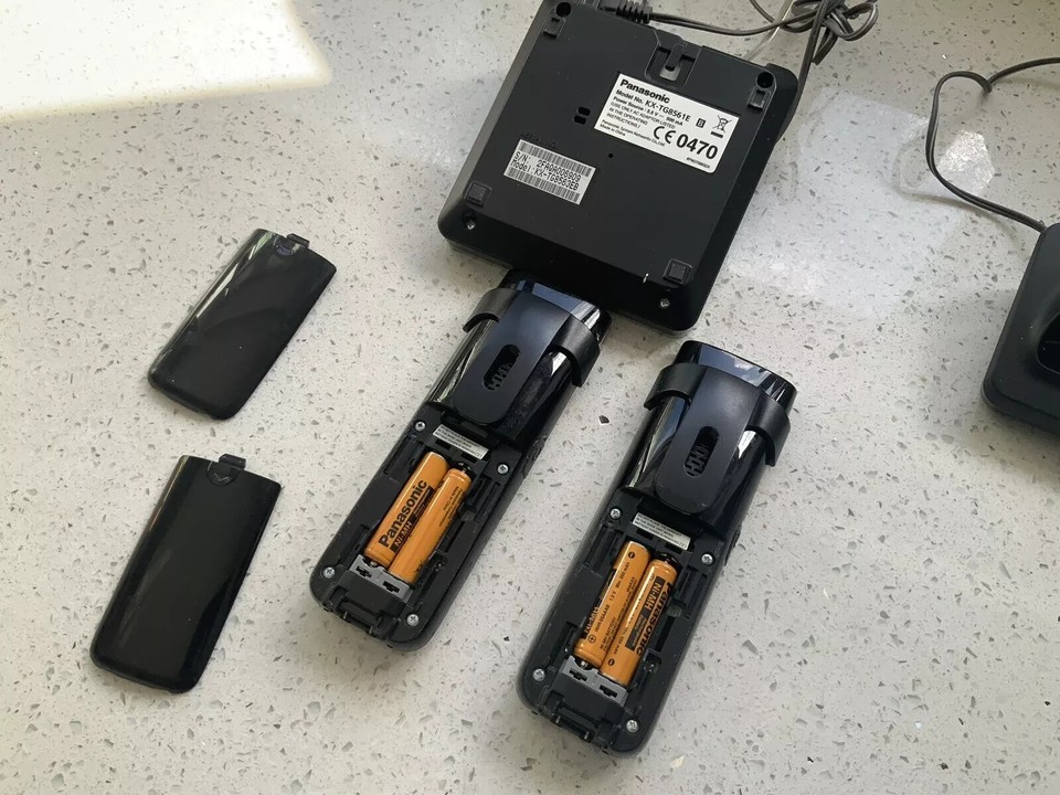 Panasonic KXTG8561E Digital Cordless Duel Telephone's With Answering