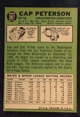 1967 Topps Scegli una carta Completa il tuo set EX-NM-MT Set Break #326-533 2/2025 - Foto 92 di 194
