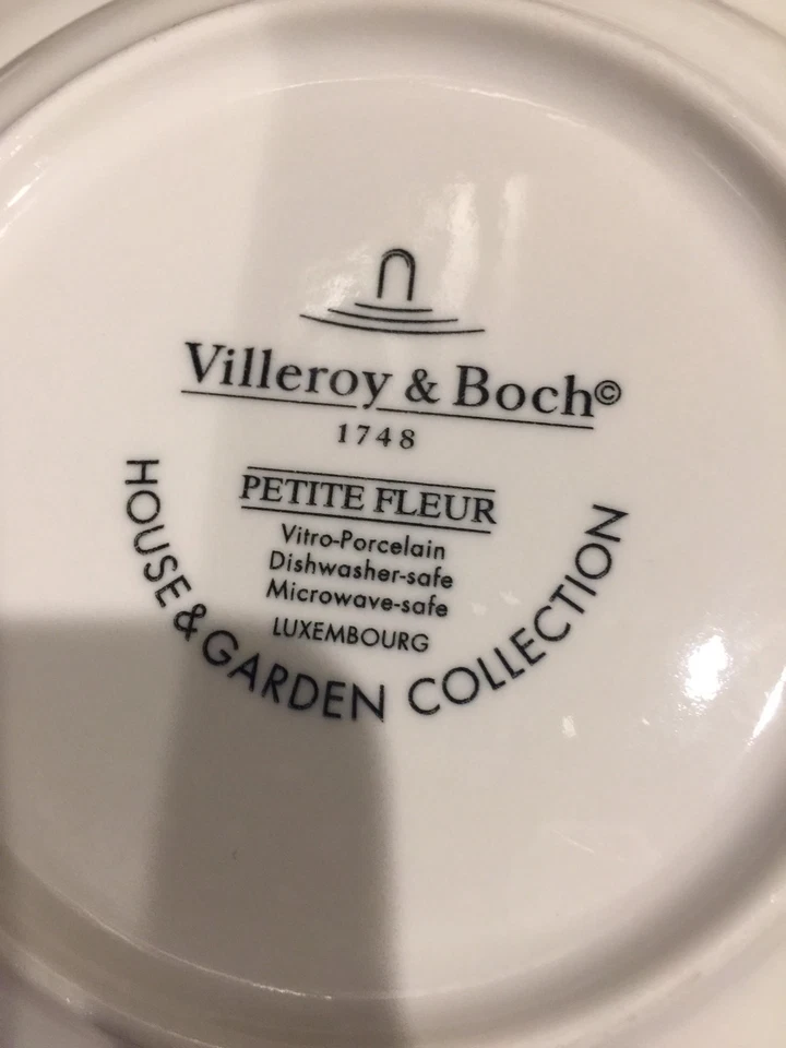 Villeroy & Boch 1748 Pette Fleur 7 cuencos sopera Luxemburgo vitro-porcelana Foto 3 de 4