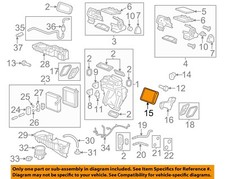 GM OEM-Hvac Heater Core 22961456