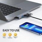 5Gbps 4 IN 1 USB-A/C Verteiler Splitter Adapter USB 3.0 für PC Laptop Macbook DE