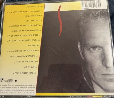 スティングのベスト Sting The Best Of 25 Years CD : タワーレコード Yahoo!店