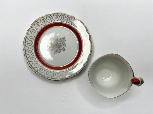 Vintage Japan Papagei Teetasse & Untertasse - Bild 3 von 6
