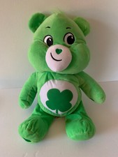 CARE BEAR GOOD LUCK BEAR PLUSH   16"  2022