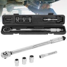 Ratcheting Torque Wrench 1/2" Socket Set Square Drive 28-210Nm Car Wheel Wrench=