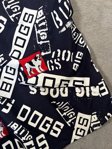 Big Dogs Trunks Swim Mens XL Dogs Geometric Beach All Over Print Lined - Picture 2 of 13