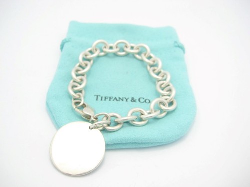 Round Tag Chain Link Bracelet 7 
