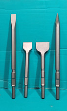 4pc Chisel Concrete Breaker Flat Point 50mm & 75mm KANGO MILWAUKEE MAKITA Drill