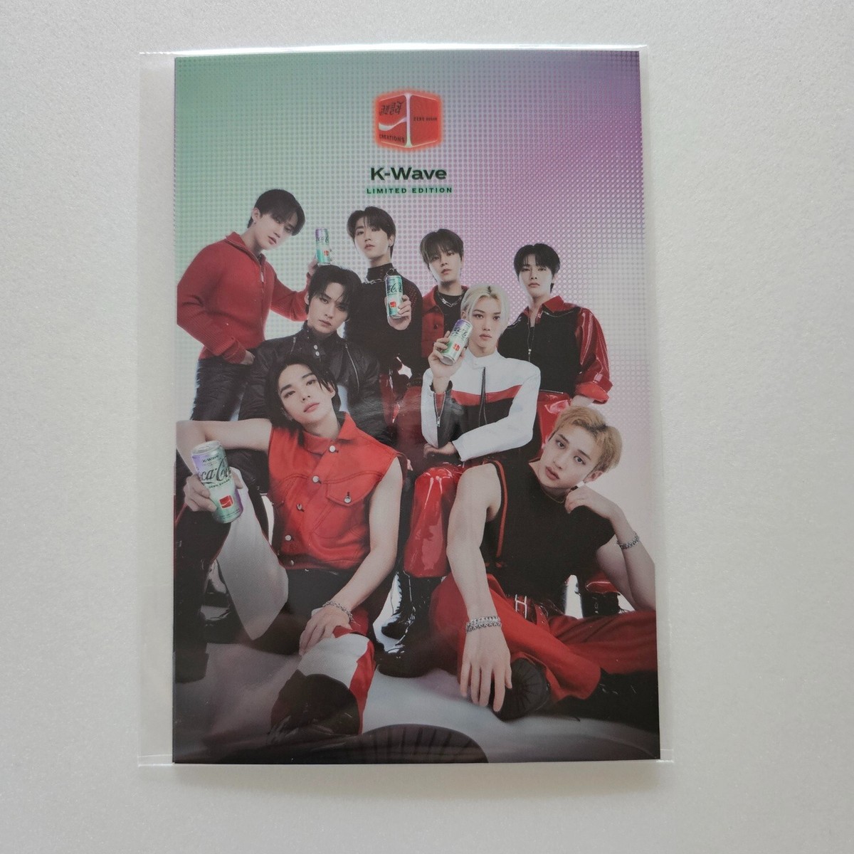 公式 ] STRAYKIDS & NMIXX & ITZY x COCA COLA ZERO K-WAVE POSTCARD
