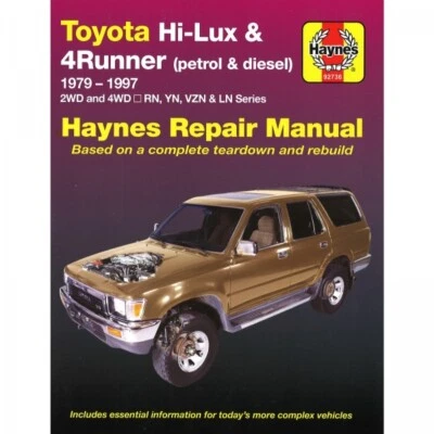 Toyota Hi-Lux 4Runner 1979-1997 manuale riparazione Haynes