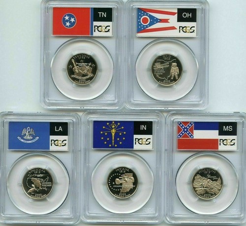 50 State Quarter SILVER sets from 1999 s - 2008 s 50 coins PCGS PR69 DCAM PROOFS - Picture 6 of 12