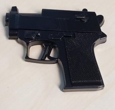 Black Pistol Belt Buckle Metal BU121