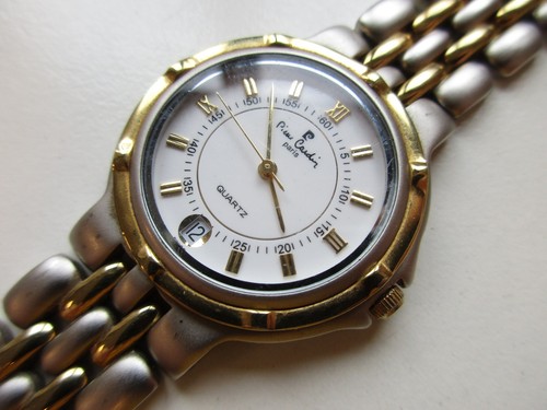Pierre Cardin 1980's bicolor watch - Ronda cal. 705 movement - running - Picture 4 of 4
